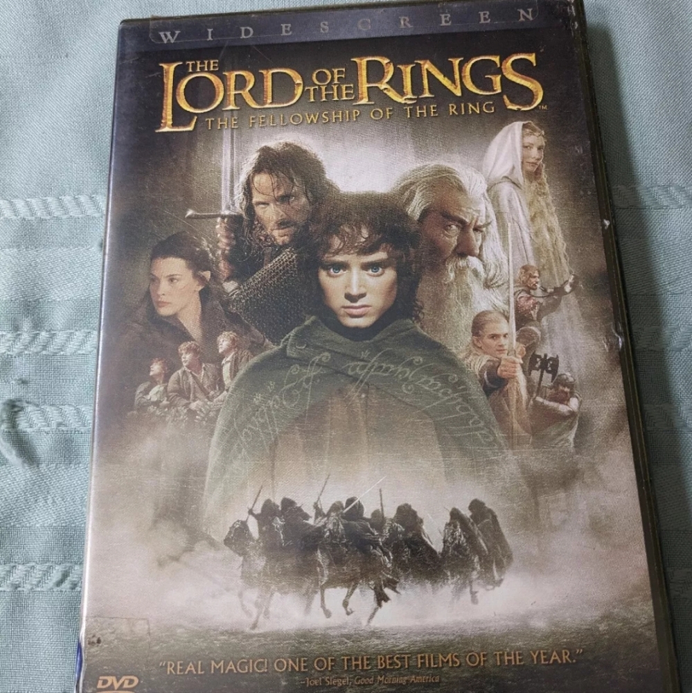 The Lord of the Rings 1: The Fellowship of the Ring (2 Disc Widescreen DVD 2001)